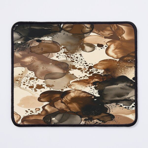 Item preview, Brown Black Ink Wash Abstract designed and sold by MHprinting.