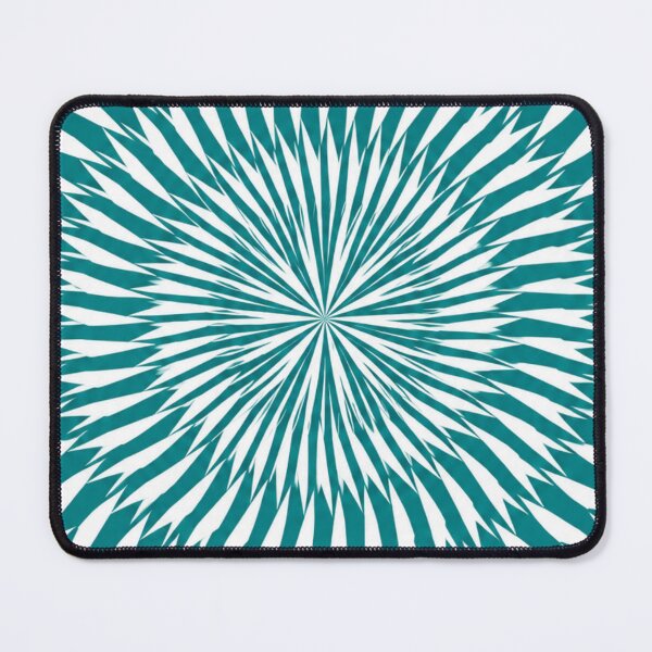 Item preview, Bali Teal Geometric Starburst Mandala designed and sold by Myra365Art.
