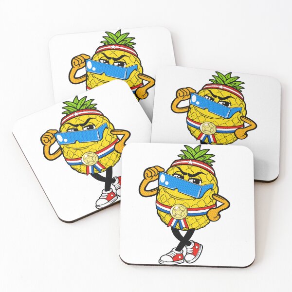 Item preview, Cool Summer Pineapple Sticker designed and sold by ben.comictell.
