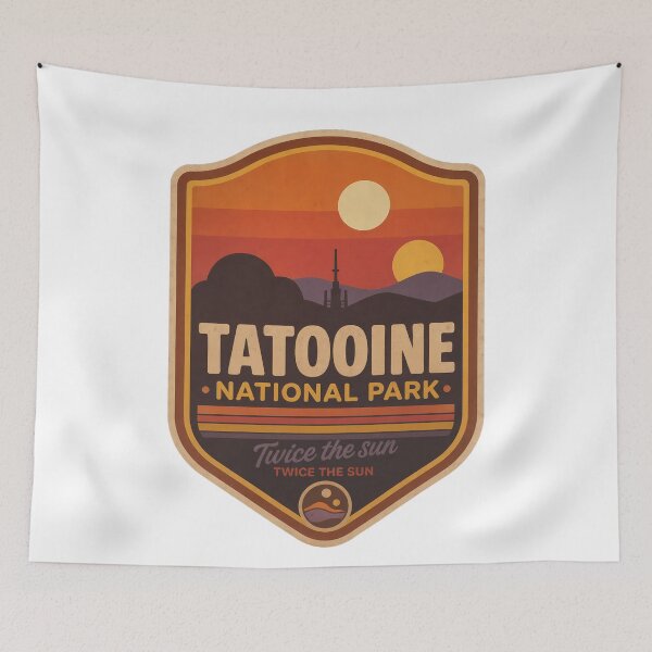 Item preview,  Tatooine National Park - Twice the Fun, Twice the Fun! designed and sold by FrontierCosmic.