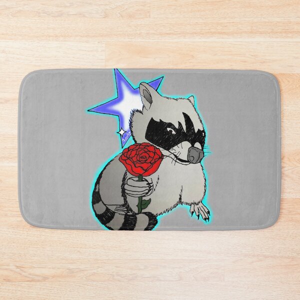 Item preview, Romantic Raccoon with Red Rose! ♡ designed and sold by xSt4rdustxart.