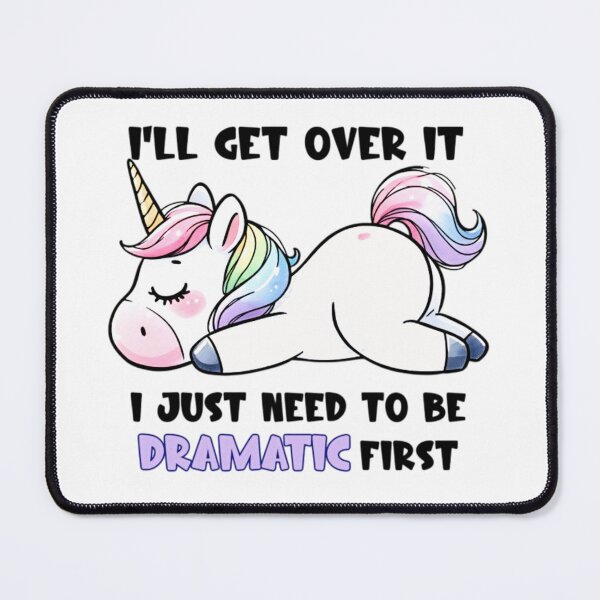 Item preview, Dramatic Unicorn designed and sold by INKRebelGraphic.