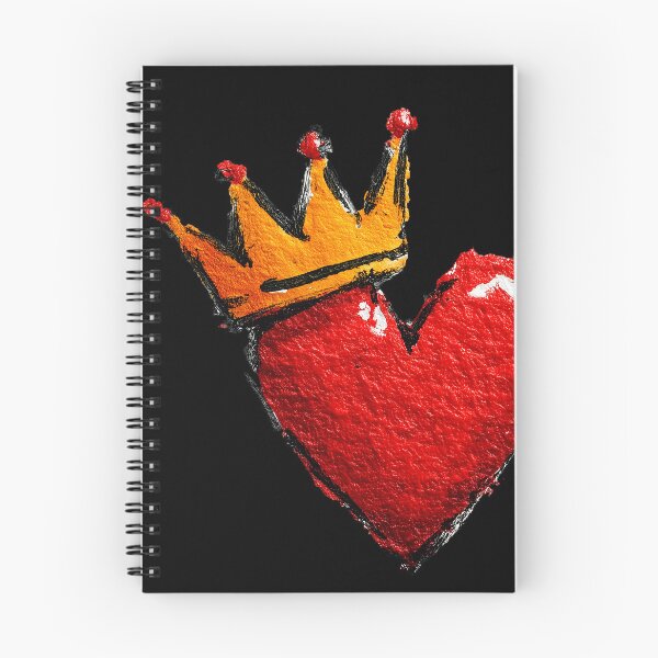 Item preview, Impasto Red Heart with Golden Crown designed and sold by colorful-white.