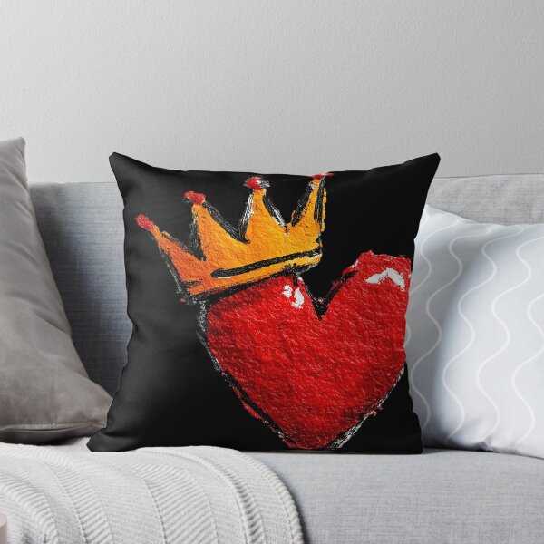 Item preview, Impasto Red Heart with Golden Crown designed and sold by colorful-white.