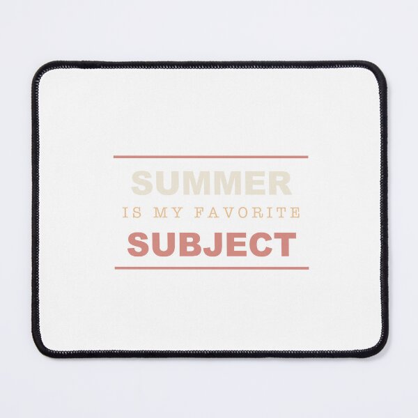 Item preview, Summer Is My Favorite Subject - Funny Teacher designed and sold by RetroThreadWorks.