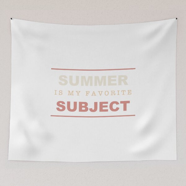 Item preview, Summer Is My Favorite Subject - Funny Teacher designed and sold by RetroThreadWorks.
