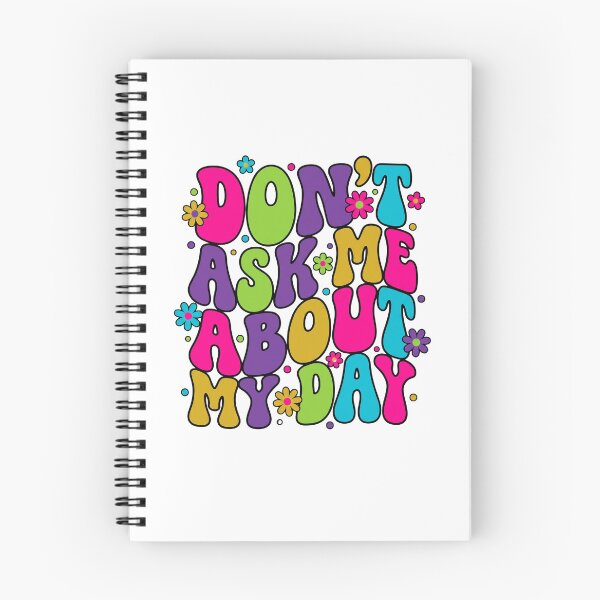 Item preview, Retro Groovy Don't Ask About My Day designed and sold by Soren Graft.