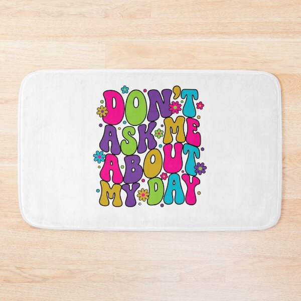 Item preview, Retro Groovy Don't Ask About My Day designed and sold by Soren Graft.