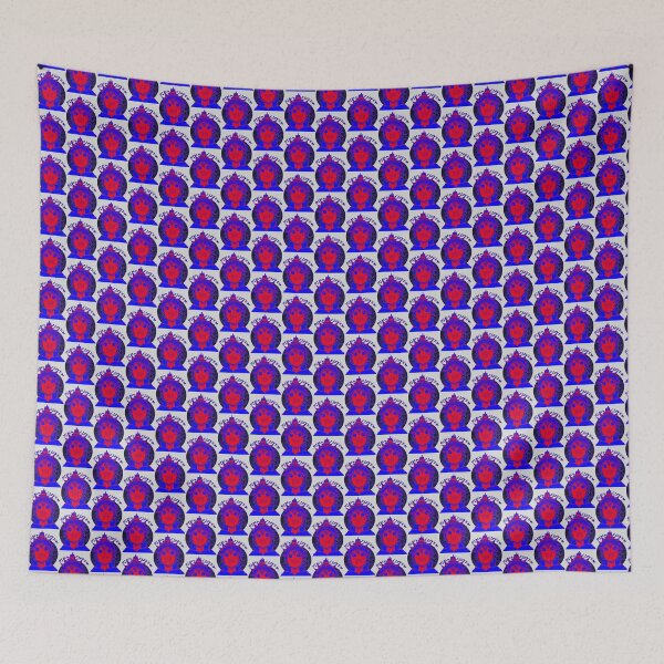 Item preview, Scribble Blue and Red designed and sold by Ninaa-Art.