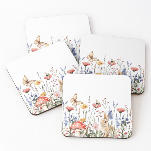 Item preview, Wild Flower Meadow and Nature Watercolor designed and sold by DrewRomeoCo.