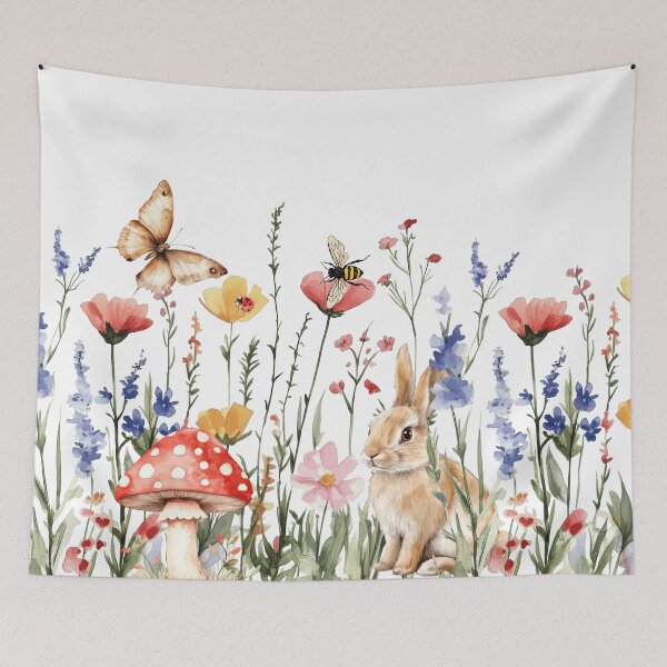 Item preview, Wild Flower Meadow and Nature Watercolor designed and sold by DrewRomeoCo.