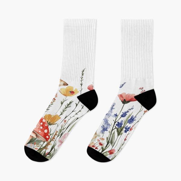 Item preview, Wild Flower Meadow and Nature Watercolor designed and sold by DrewRomeoCo.