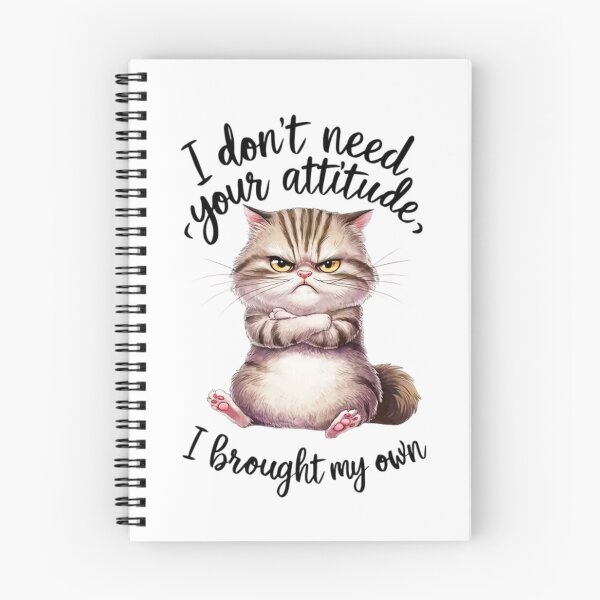 Item preview, Grumpy Cute Cat designed and sold by INKRebelGraphic.