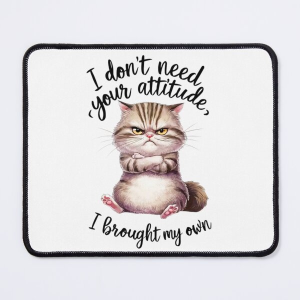 Item preview, Grumpy Cute Cat designed and sold by INKRebelGraphic.