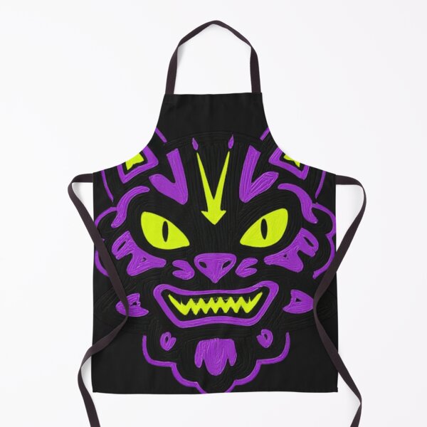 Item preview, Copy of Cyberpunk Cat Logo Neon Purple and Green Gaming Mascot designed and sold by The Emoji Vibe.