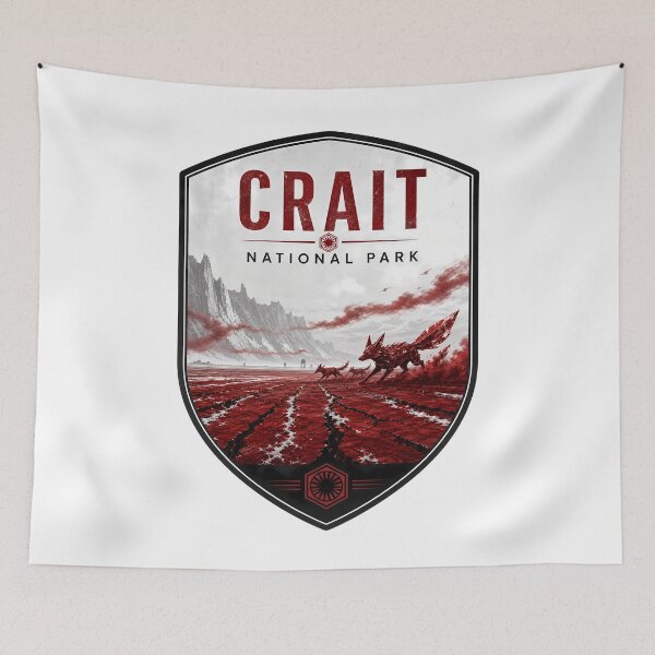 Item preview, Crait National Park designed and sold by FrontierCosmic.
