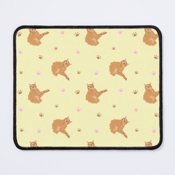 Item preview, Orange Cat Illustrated Design with Pink and Brown Toe Beans designed and sold by yashiki.