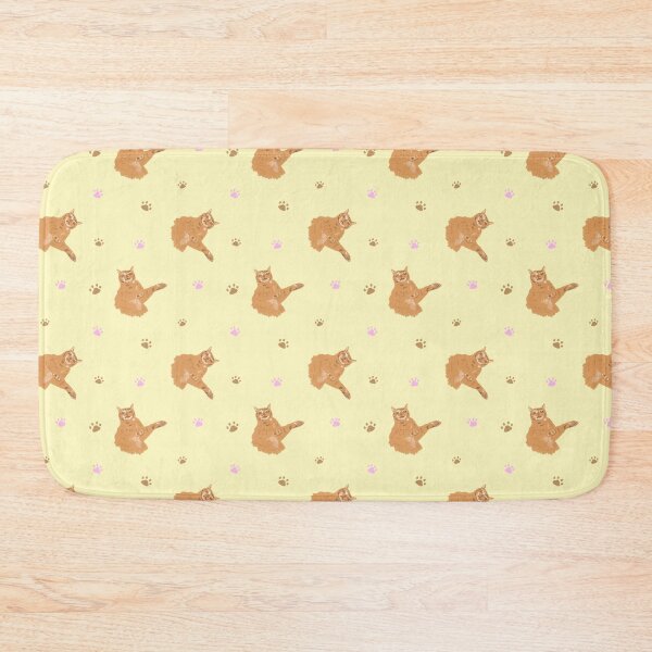 Item preview, Orange Cat Illustrated Design with Pink and Brown Toe Beans  designed and sold by yashiki.