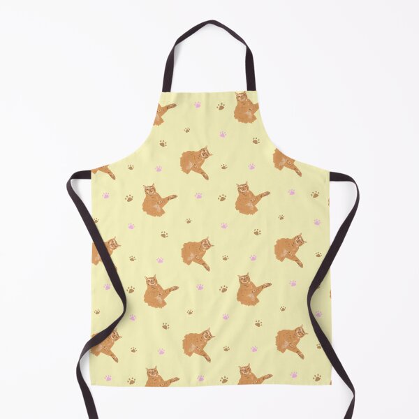 Item preview, Orange Cat Illustrated Design with Pink and Brown Toe Beans designed and sold by yashiki.