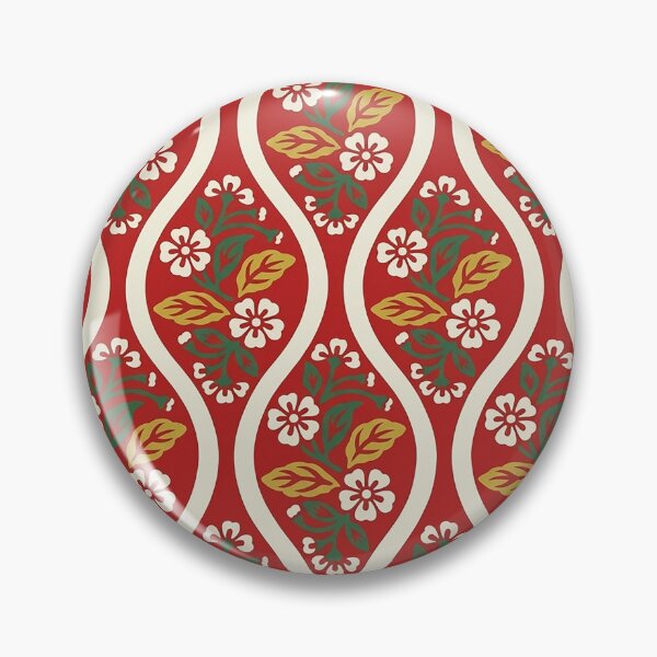Item preview, Red Floral Pattern designed and sold by The Ravens Ballad.