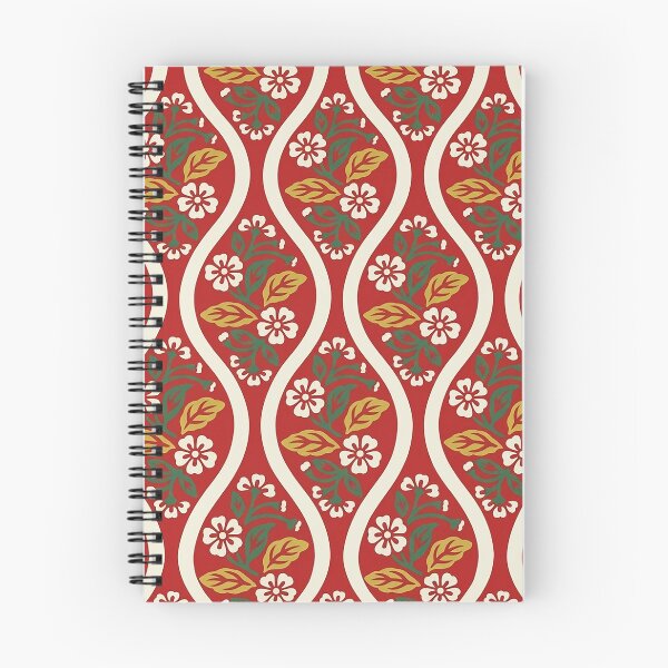 Item preview, Red Floral Pattern designed and sold by The Ravens Ballad.