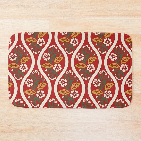 Item preview, Red Floral Pattern designed and sold by The Ravens Ballad.