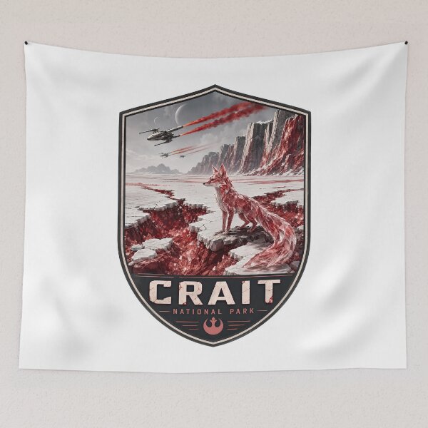 Item preview, Crait National Park designed and sold by FrontierCosmic.