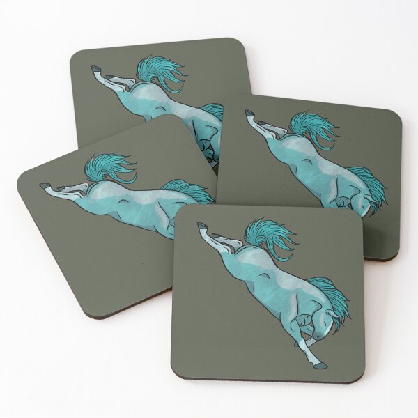 Item preview, Birthstone Bronc: Aquamarine designed and sold by Old Water Cryptid .