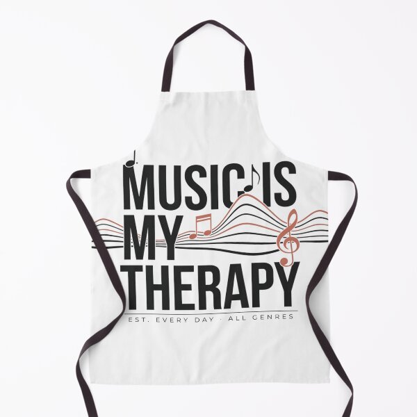 Item preview, Music Is My Therapy – Soundwave Music Lover Design designed and sold by Midnight Veil Designs.