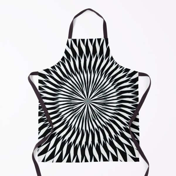 Item preview, Bali Black and White Geometric Starburst Mandala designed and sold by Myra365Art.