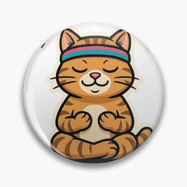 Item preview, Inner Peace, or Whatever – Meditating Cat Funny Zen Aesthetic Design designed and sold by CosmicCutouts.