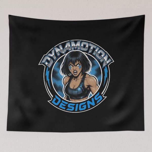 Item preview, Dynamic Female Logo Action Power Symbol designed and sold by Odd-Nest-Studio.