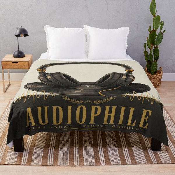 Item preview, Audiophile – Vintage Headphones Vinyl Pure Sound Design designed and sold by Midnight Veil Designs.