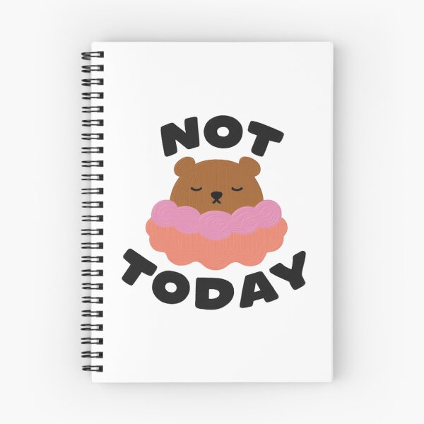 Item preview, Not Today Lazy Teddy Bear Cute Funny Quote designed and sold by The Emoji Vibe.