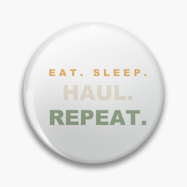 Item preview, Eat Sleep Haul Repeat - Funny Trucker Gift designed and sold by Spraxl.