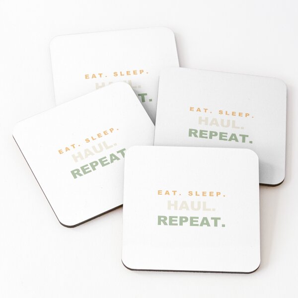 Item preview, Eat Sleep Haul Repeat - Funny Trucker Gift designed and sold by RetroThreadWorks.