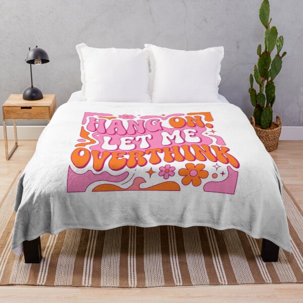 Item preview, Hang On Let Me Overthink Wavy Retro designed and sold by CAMEROVE.