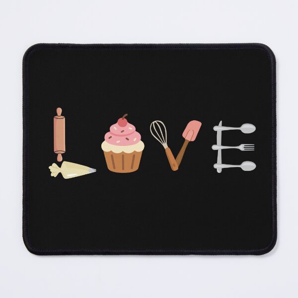 Item preview, LOVE Made of Kitchen Tools & Cupcake designed and sold by Shedronpanda.