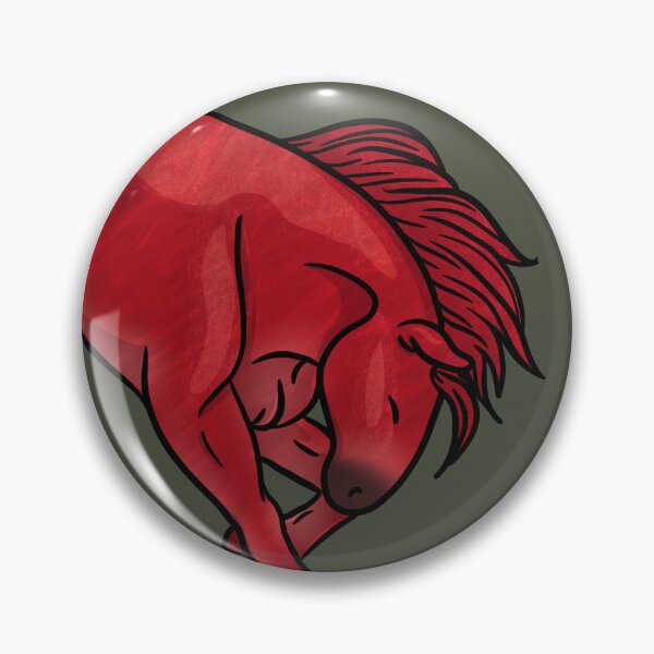 Item preview, Birthstone Bronc: Ruby designed and sold by OWR-Artistry.