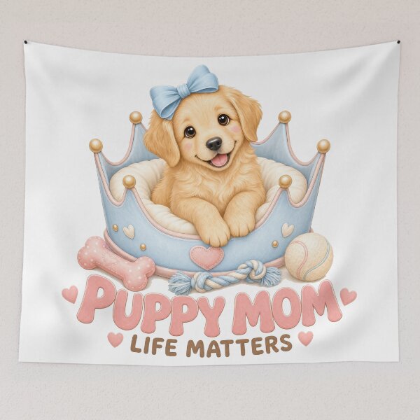 Item preview, Puppy Mom Life Matters designed and sold by zoughlal.