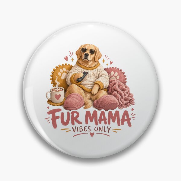 Item preview, Golden Fur Mama Vibes designed and sold by zoughlal.