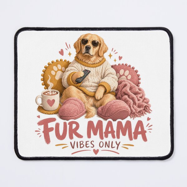 Item preview, Golden Fur Mama Vibes designed and sold by zoughlal.