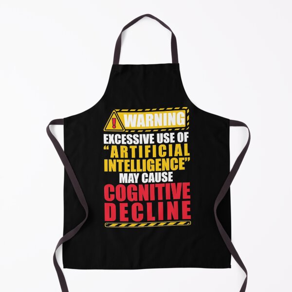Item preview, warning excessive use of ai may cause cognitive decline  designed and sold by remerasnerdas.