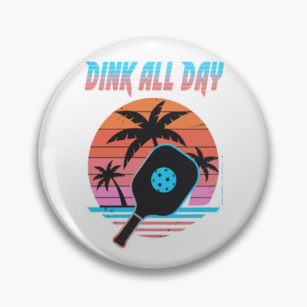 Item preview, Dink All Day Pickleball Retro Graphic designed and sold by VibeVaultWear.