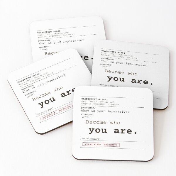 Item preview, Become who you are Nietzsche Transcript Clear English designed and sold by Will-to-Power.