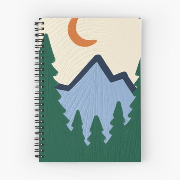 Item preview, Copy of Minimalist Mountain Landscape Vintage Pine Trees and Sun designed and sold by The Emoji Vibe.