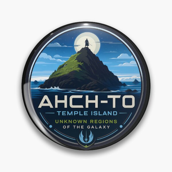 Item preview, Ahch-To - Temple Island designed and sold by FrontierCosmic.