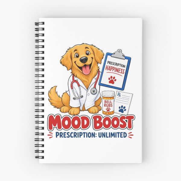 Item preview, Golden Retriever Mood Boost designed and sold by zoughlal.