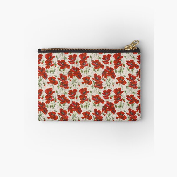 Item preview, Vibrant Red Poppy Floral Pattern designed and sold by The Ravens Ballad.