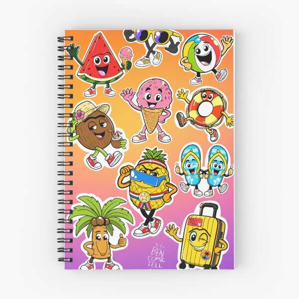 Item preview, Cute Summer Sticker Pack designed and sold by ben.comictell.